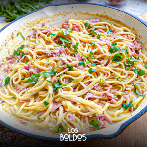 Pasta con Salsa Alfredo