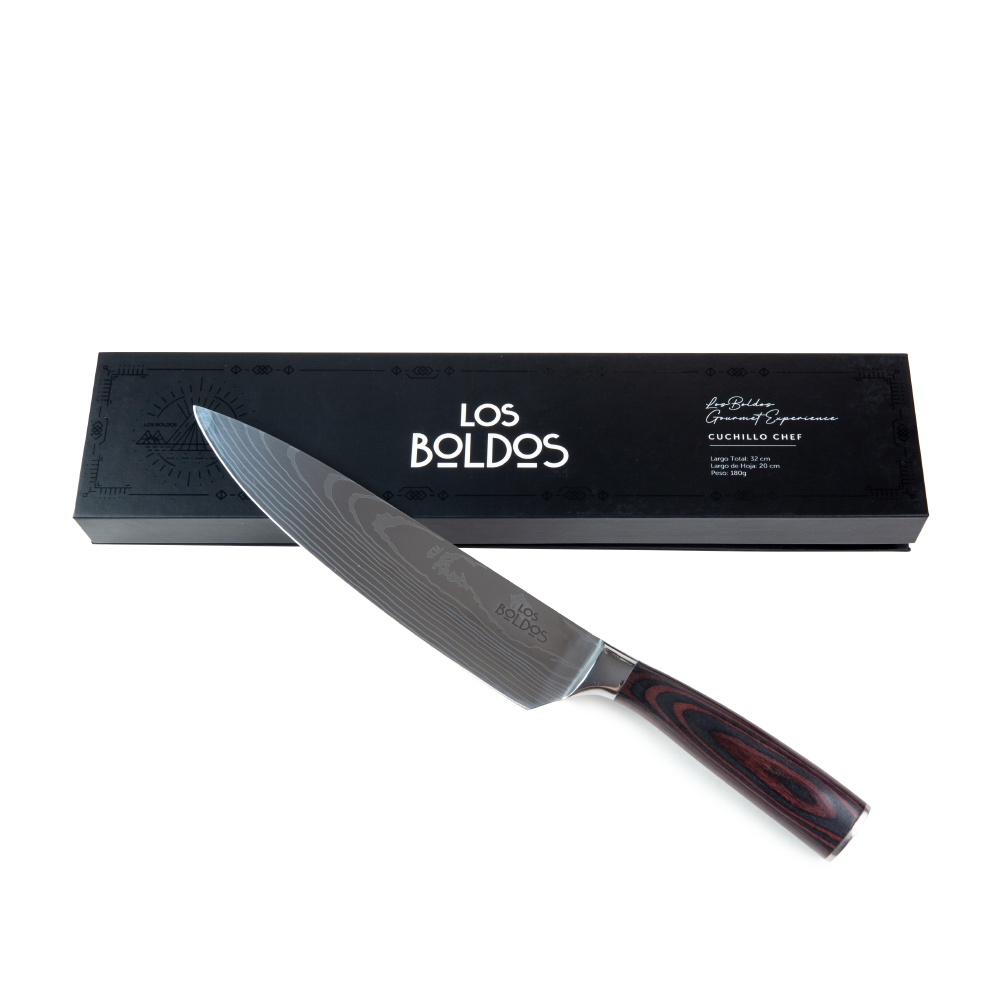 Cuchillo Chef Profesional 20 cm - Acero Inoxidable - Cocina Gourmet