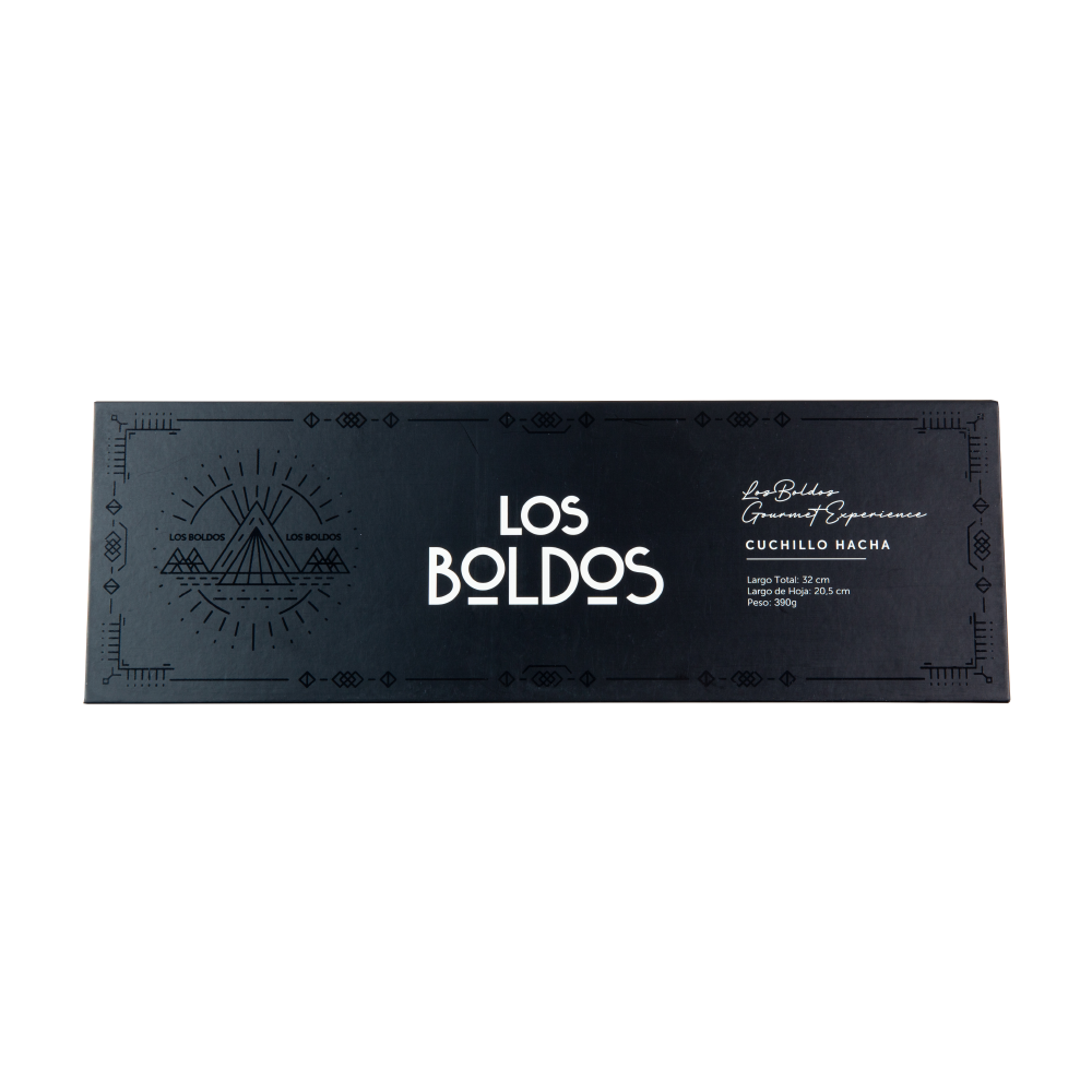 Cuchillo Hacha Los Boldos - Hoja Ancha de Acero 4Cr13 - 32 cm