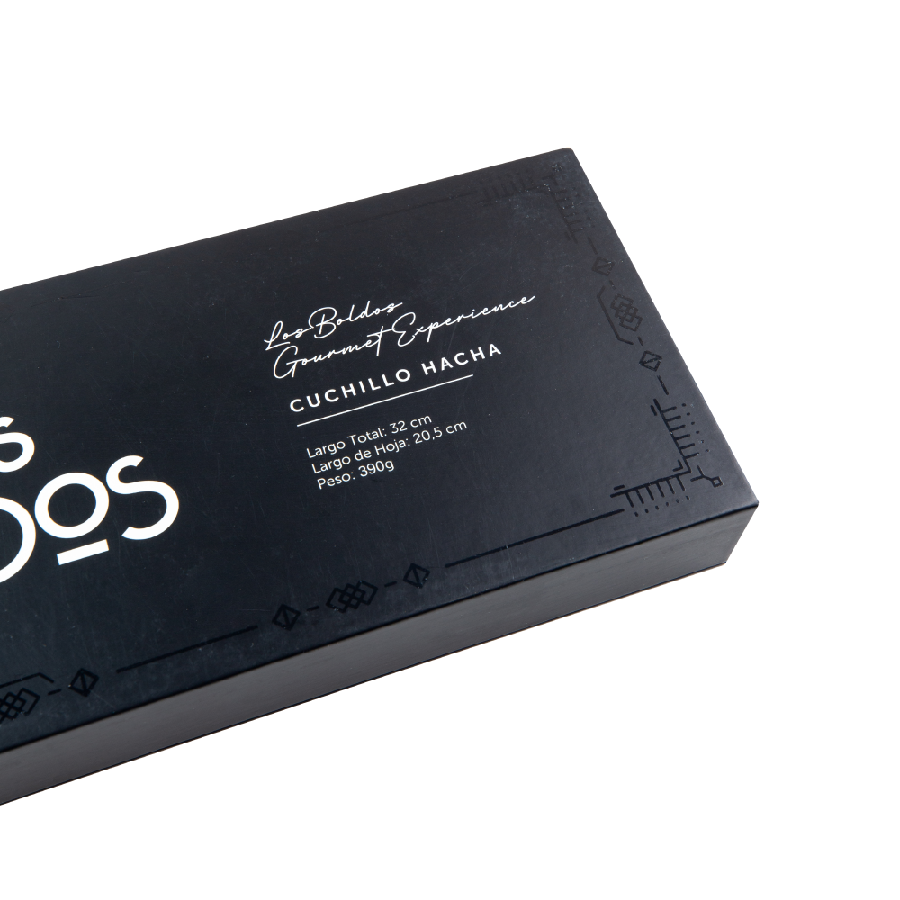 Cuchillo Hacha Los Boldos - Hoja Ancha de Acero 4Cr13 - 32 cm