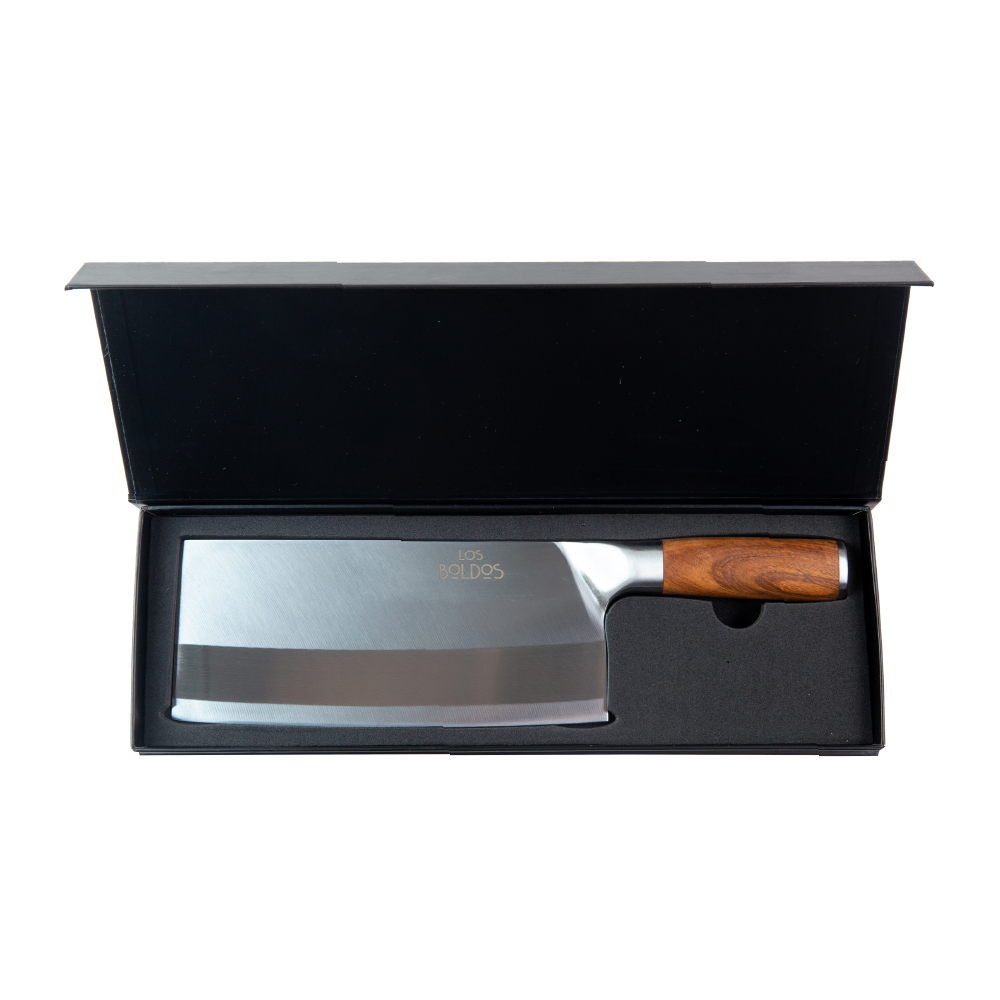 Cuchillo Hacha Los Boldos - Hoja Ancha de Acero 4Cr13 - 32 cm