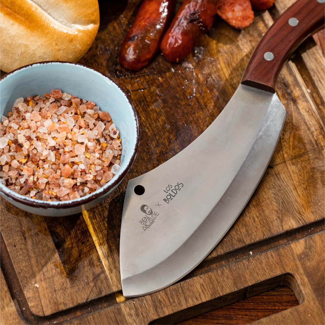 Cuchillo Carnicero Ben Alcalde 30 cm - Acero 5Cr15 con Mango de Madera