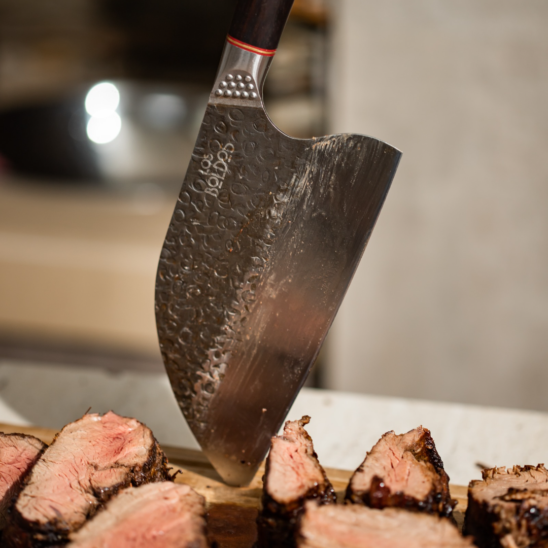 Cuchillo Modelo Serbio Los Boldos - Acero 5Cr15 y Mango de Madera