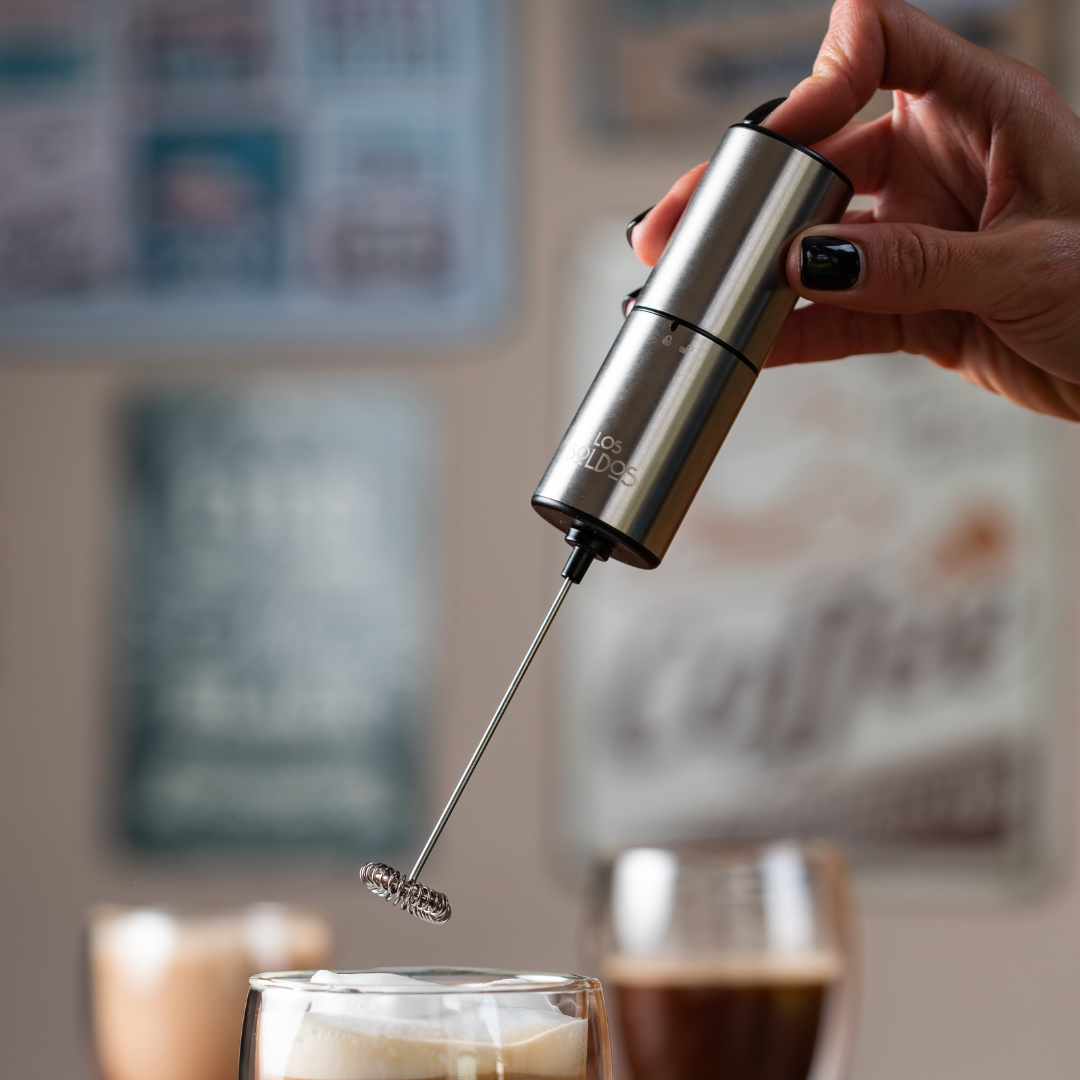 Espumador de Leche Portátil - Café estilo barista en tu propia cocina