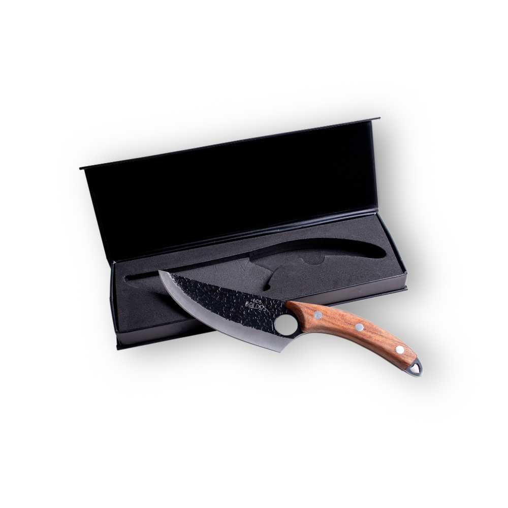 Cuchillo Carnicero Los Boldos - 260 g - Acero 5Cr13 con Mango de Madera