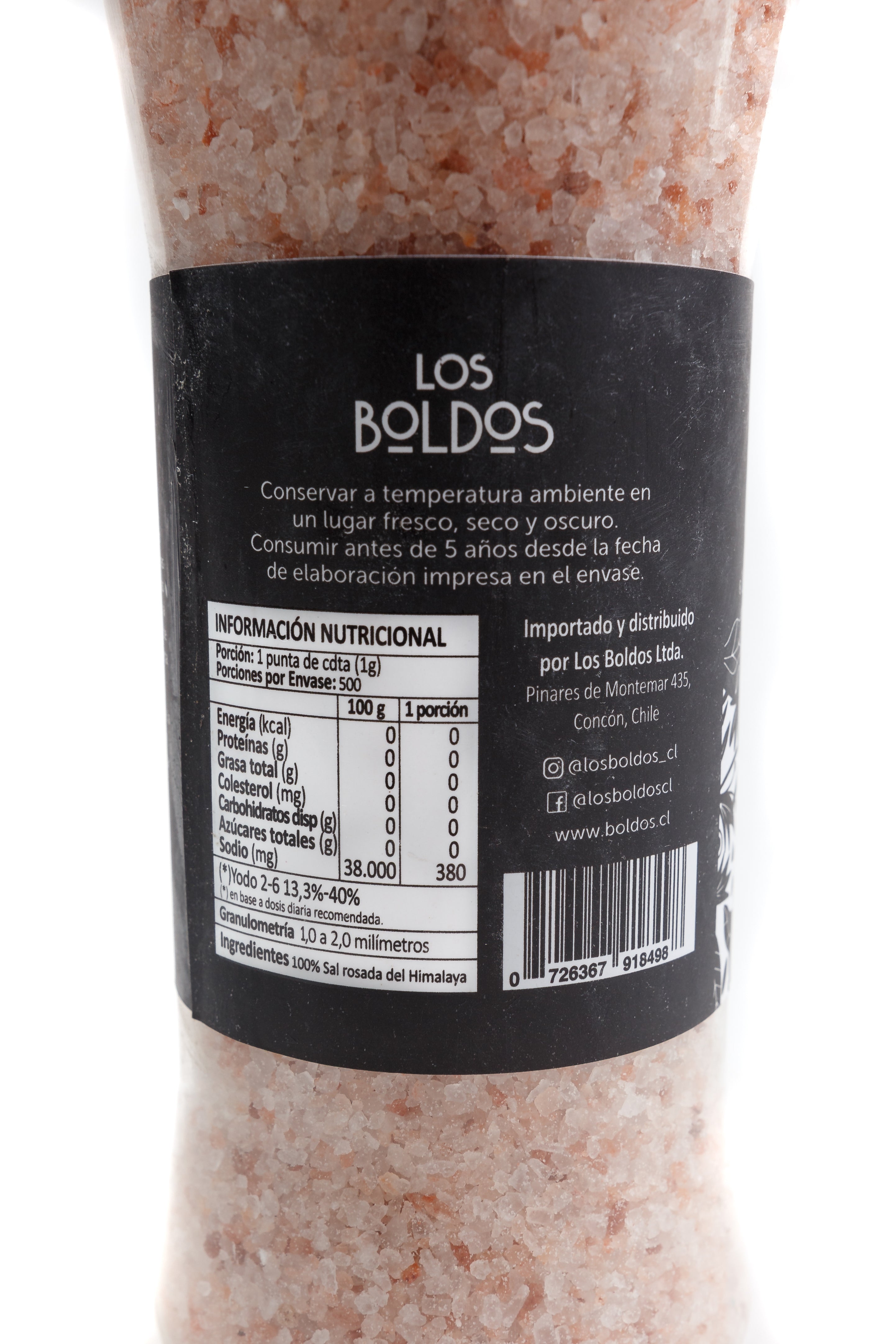 Salero Plástico 500 Gr Sal Fina Parrillera