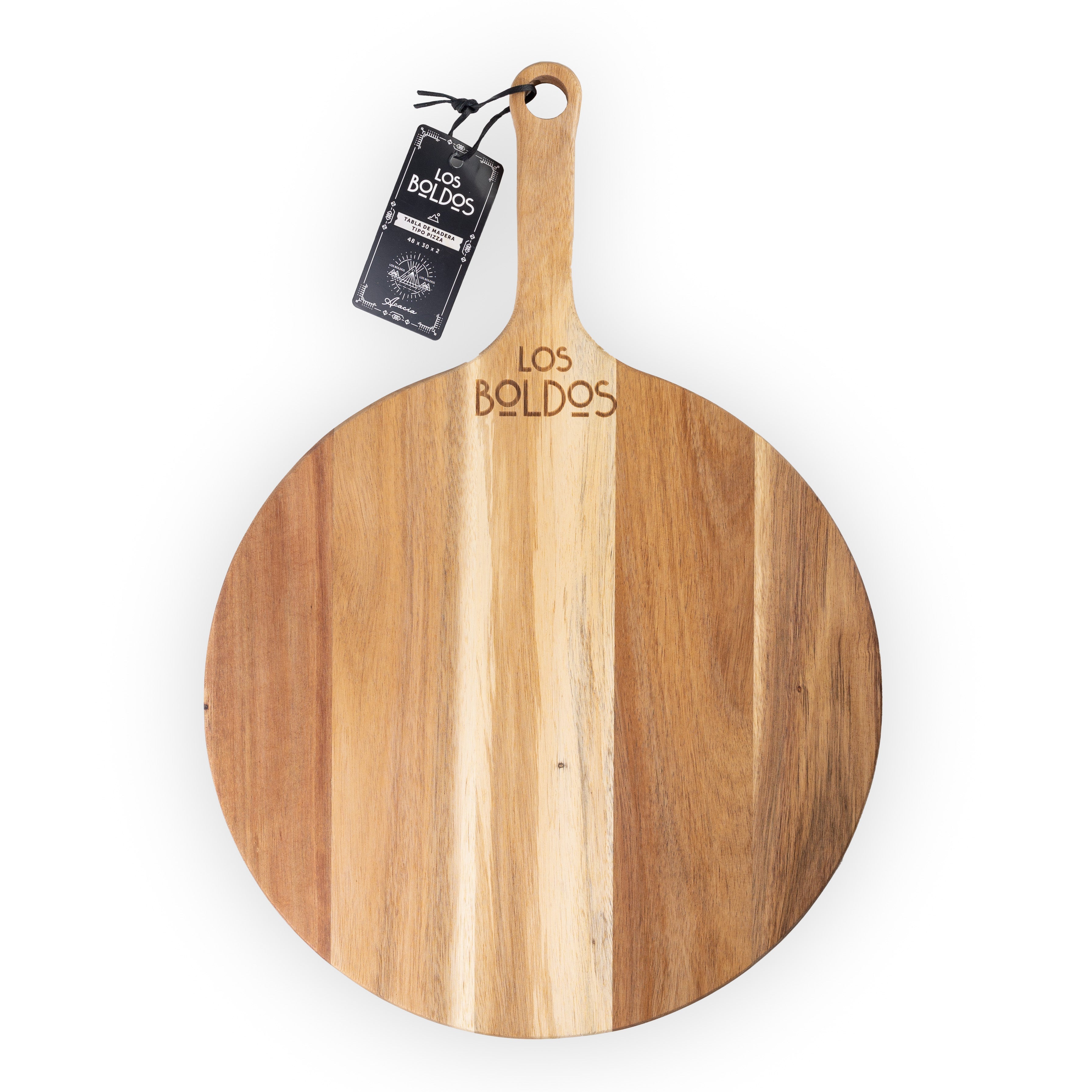 Tabla Acacia Tipo Pizza 50cm