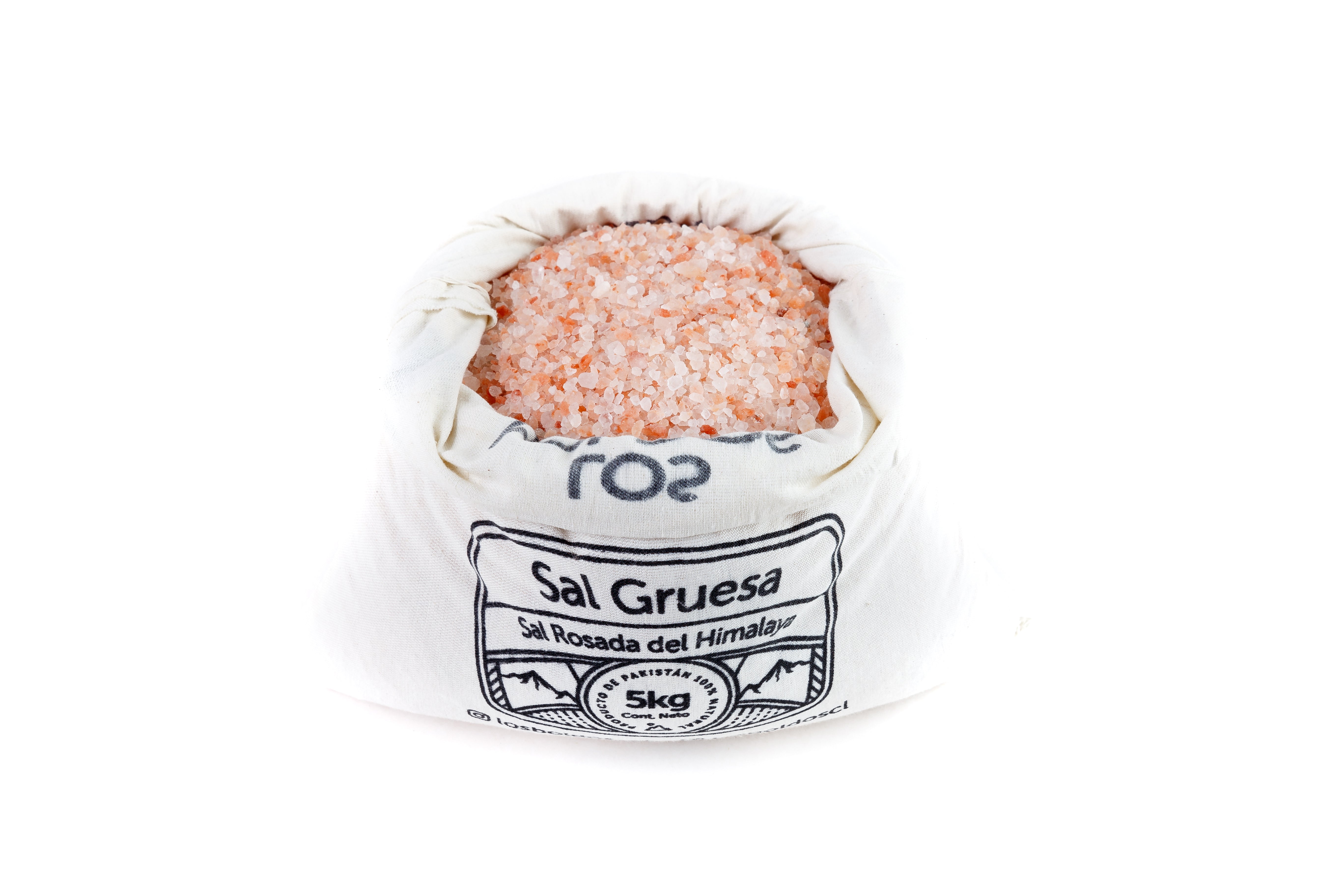 SAL DEL HIMALAYA GRUESA LOS BOLDOS - SACO DE 5 KG PARA USO GASTRONÓMICO
