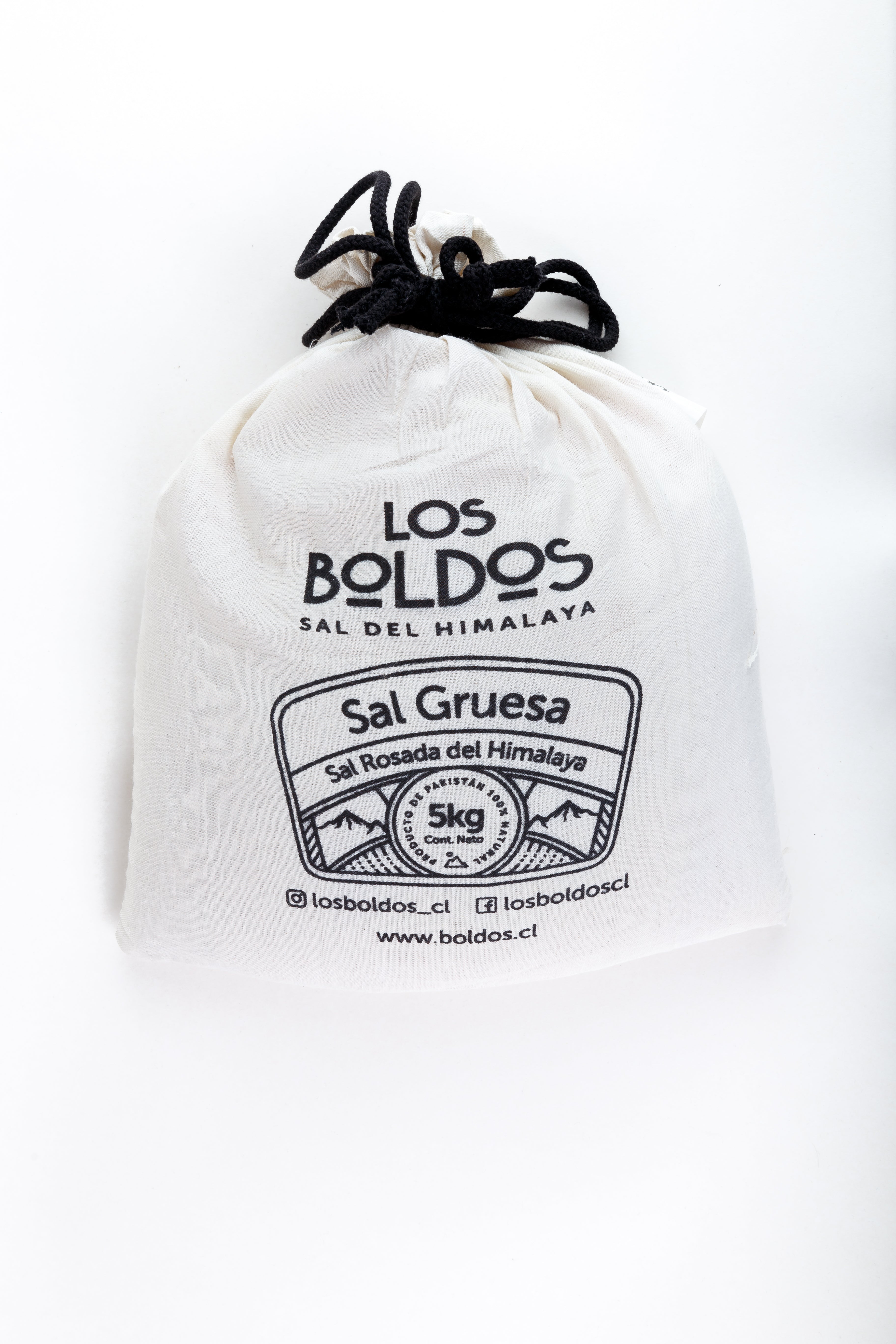 SAL DEL HIMALAYA GRUESA LOS BOLDOS - SACO DE 5 KG PARA USO GASTRONÓMICO