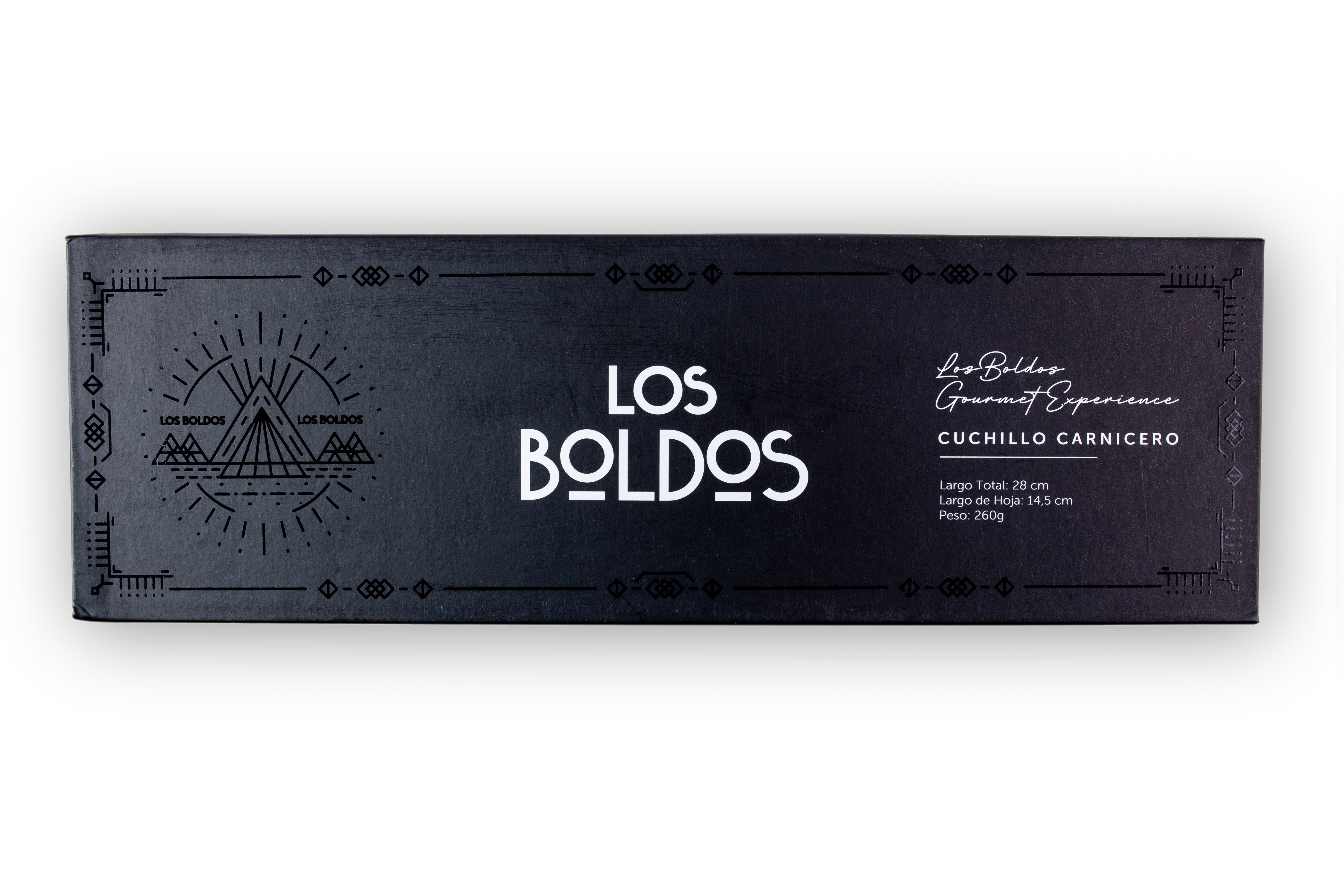 Cuchillo Carnicero Los Boldos - 260 g - Acero 5Cr13 con Mango de Madera