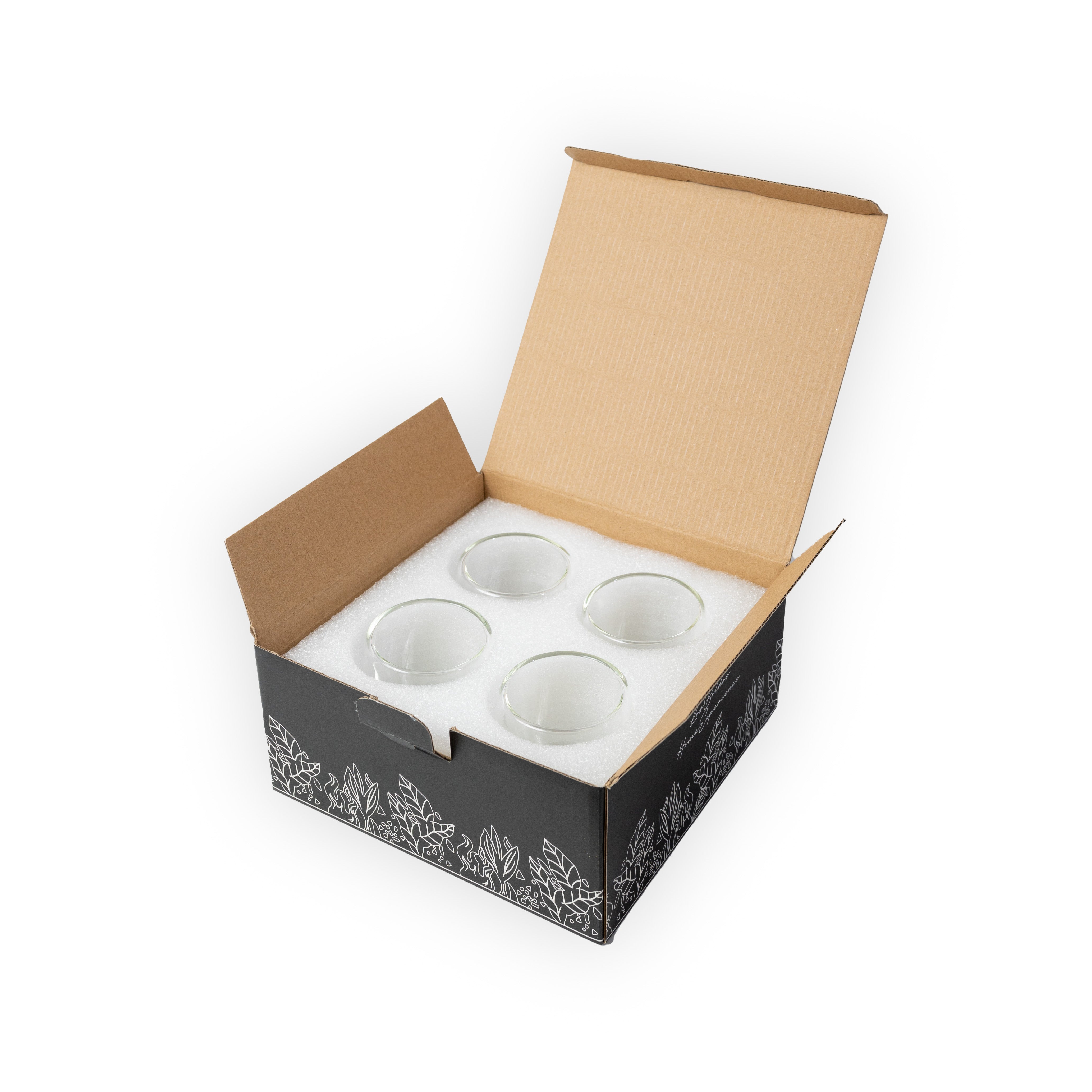 Vaso Doble Pared 250 Ml - Pack De 4 Unidades