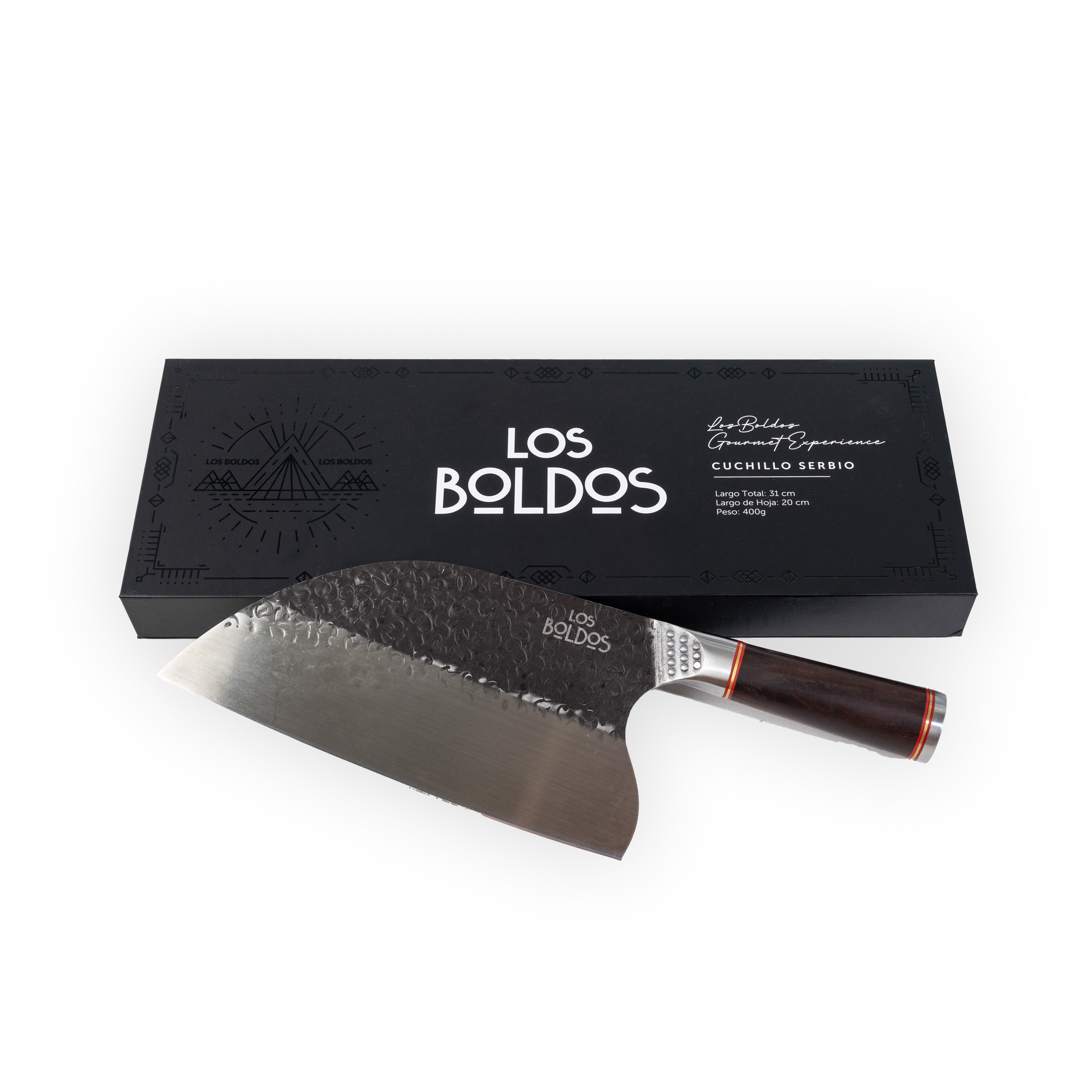 Cuchillo Modelo Serbio Los Boldos - Acero 5Cr15 y Mango de Madera