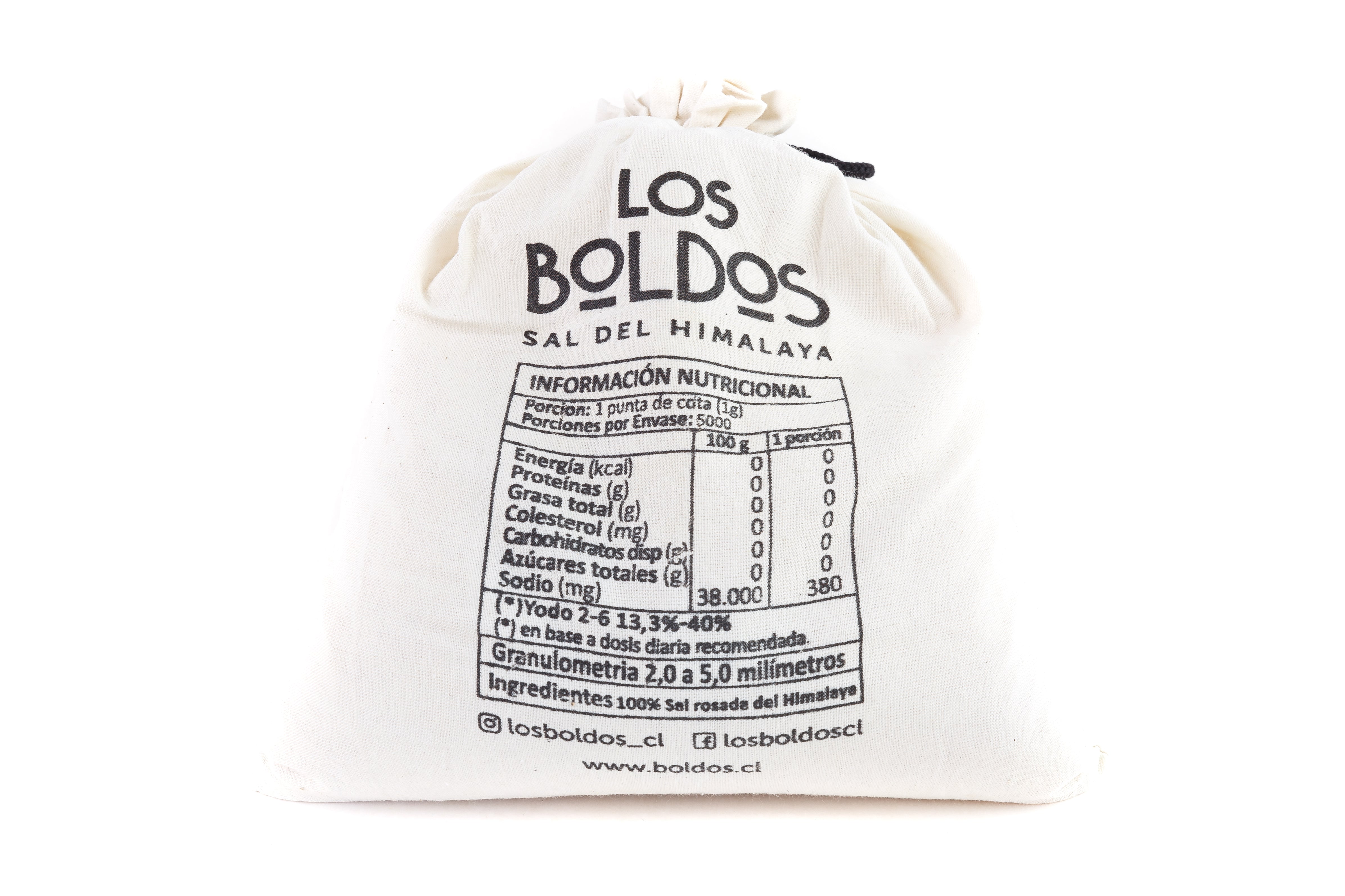 SAL DEL HIMALAYA GRUESA LOS BOLDOS - SACO DE 5 KG PARA USO GASTRONÓMICO