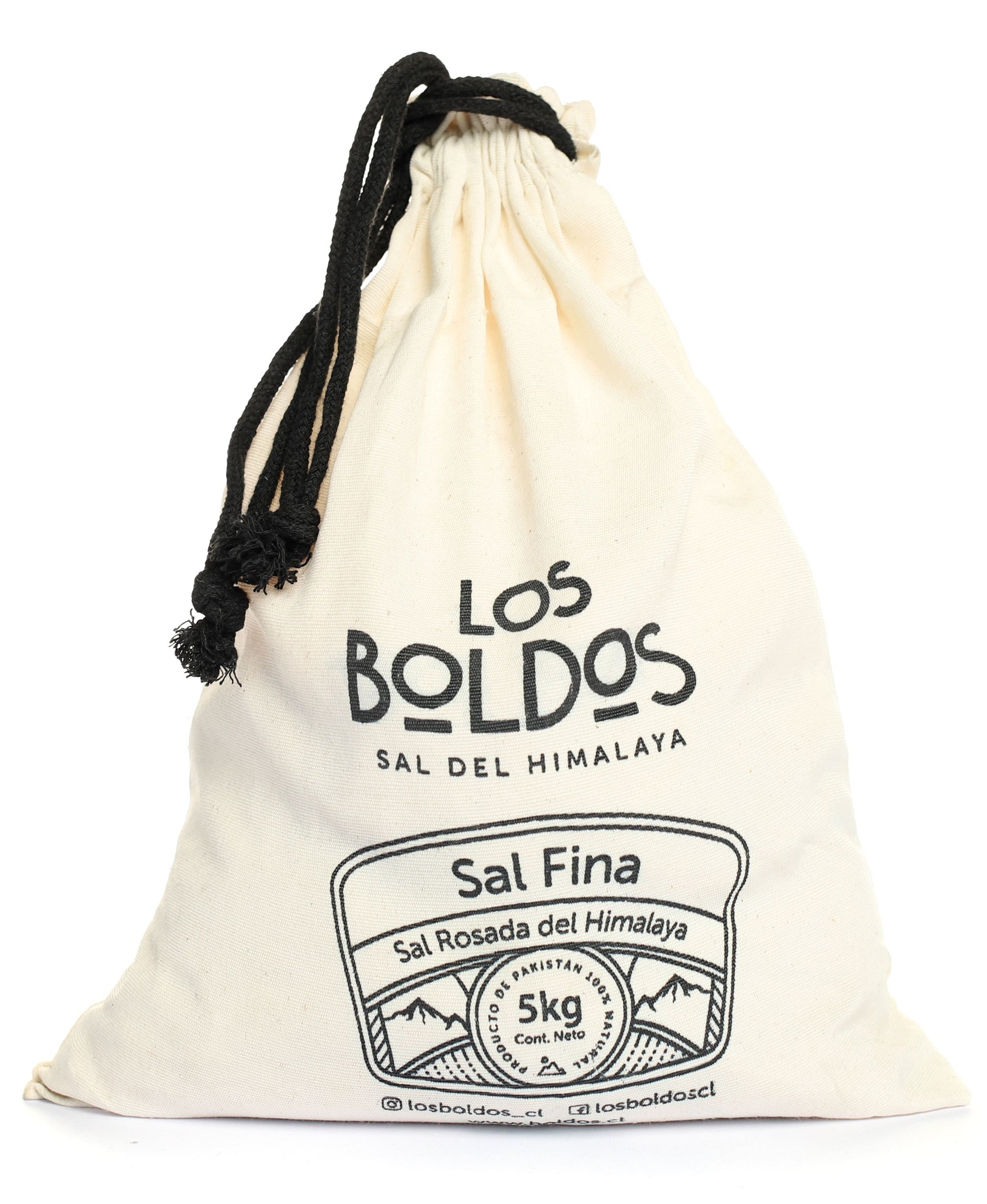 Sal Rosada del Himalaya 5 kg - Granulación Fina 0,2-0,8 mm - Producto Natural de Pakistán
