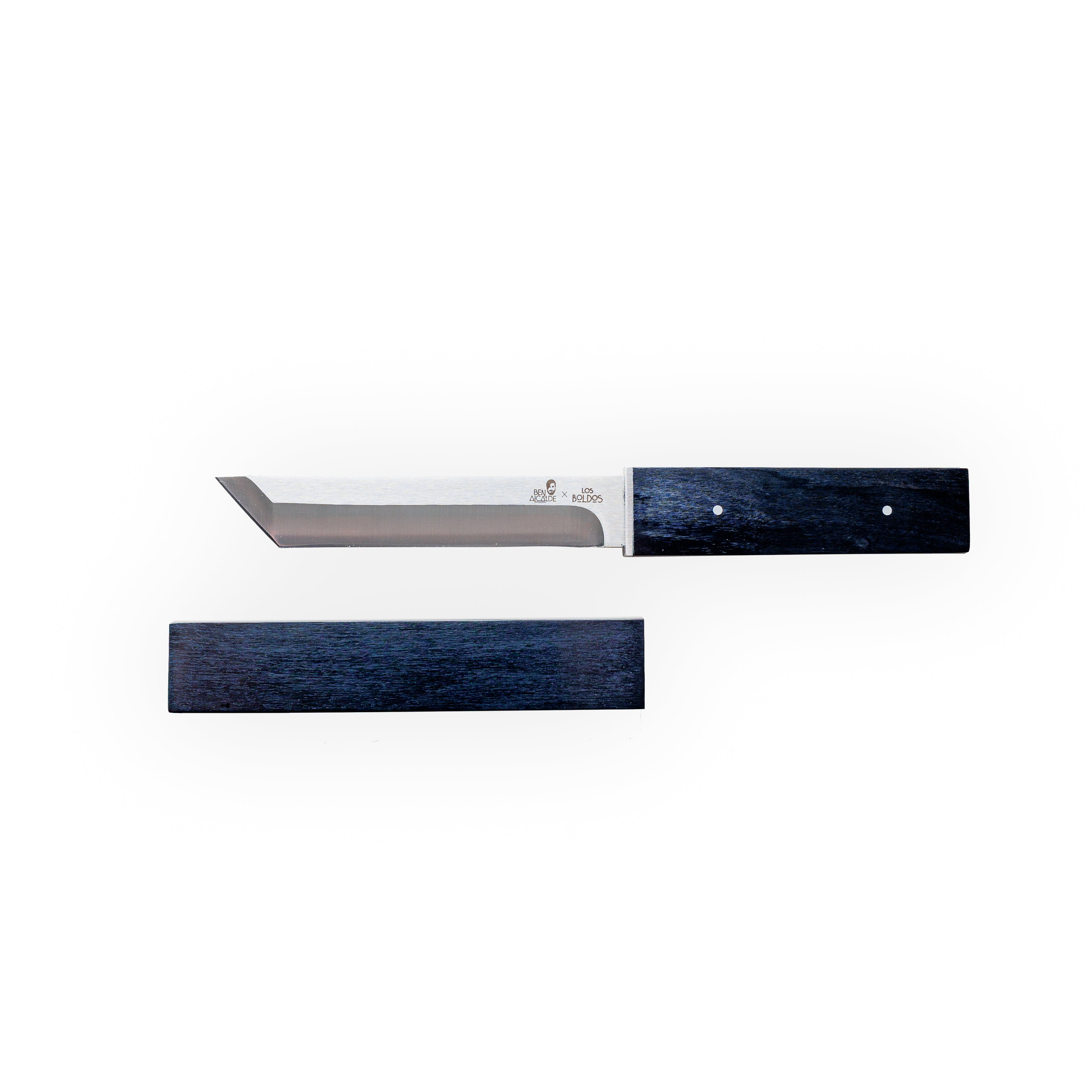 Cuchillo TANTO - Acero Inoxidable con Funda y Mango de Madera