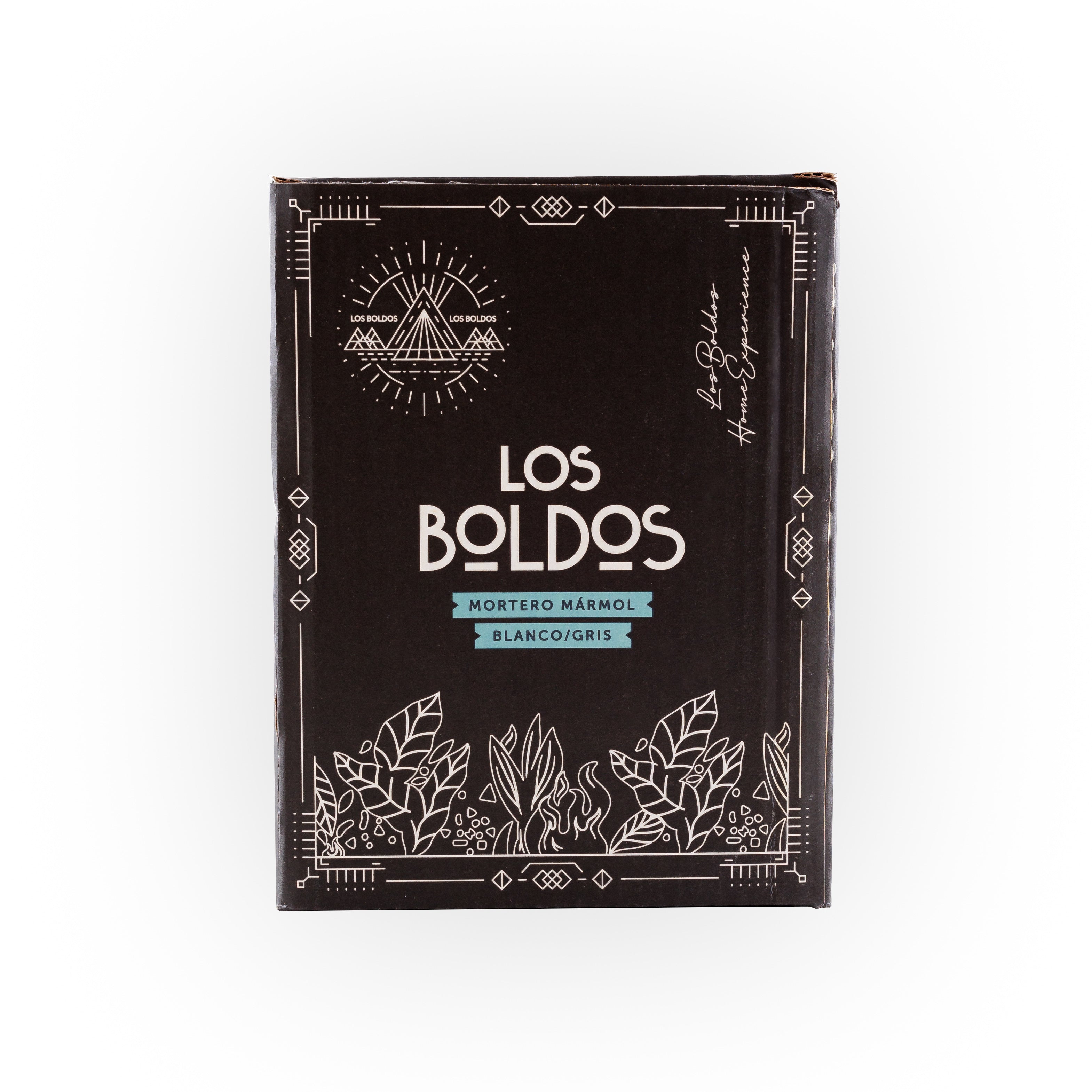 MORTERO DE MÁRMOL LOS BOLDOS - ELEGANTE Y FUNCIONAL PARA HIERBAS, ESPECIAS Y SALSAS