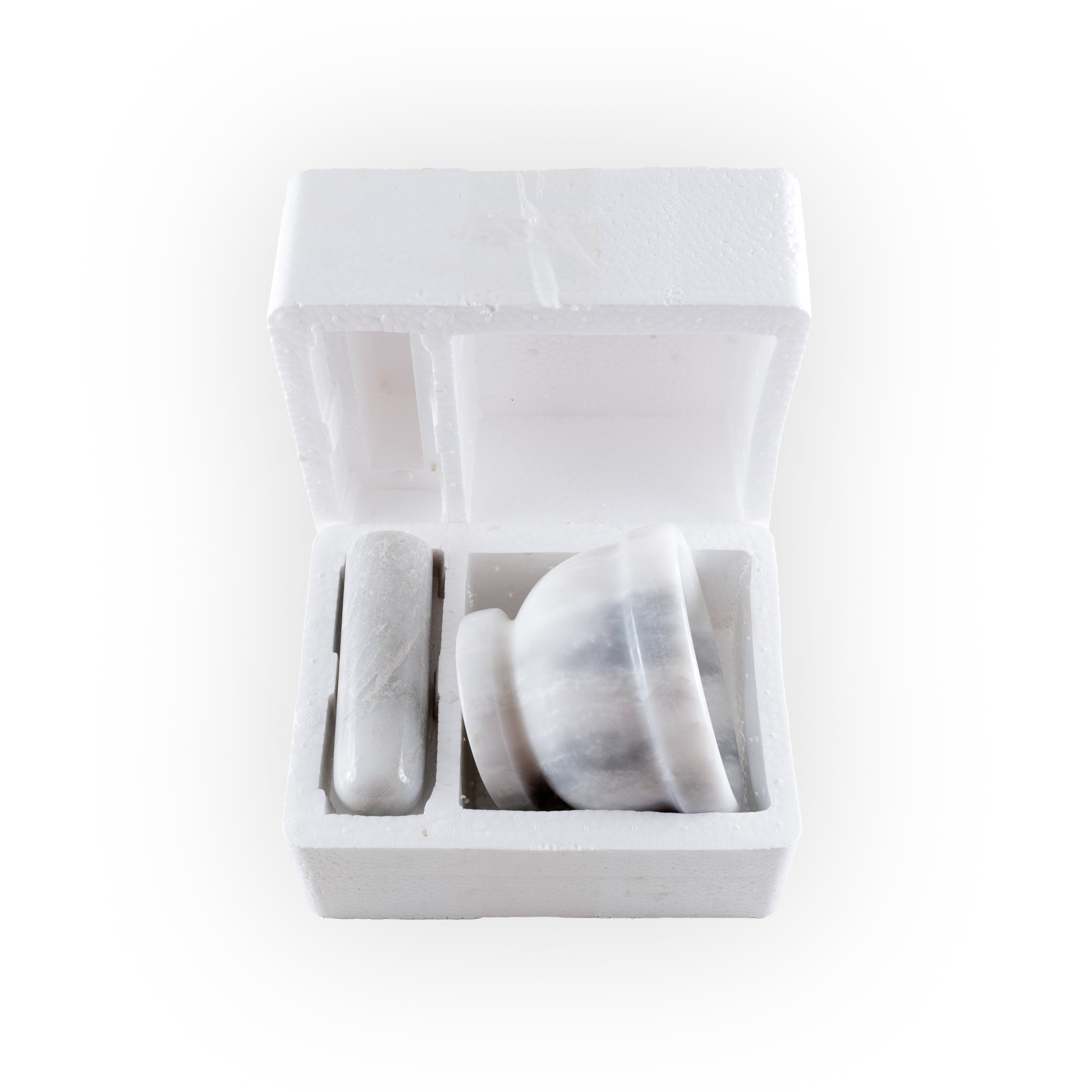 MORTERO DE MÁRMOL LOS BOLDOS - ELEGANTE Y FUNCIONAL PARA HIERBAS, ESPECIAS Y SALSAS