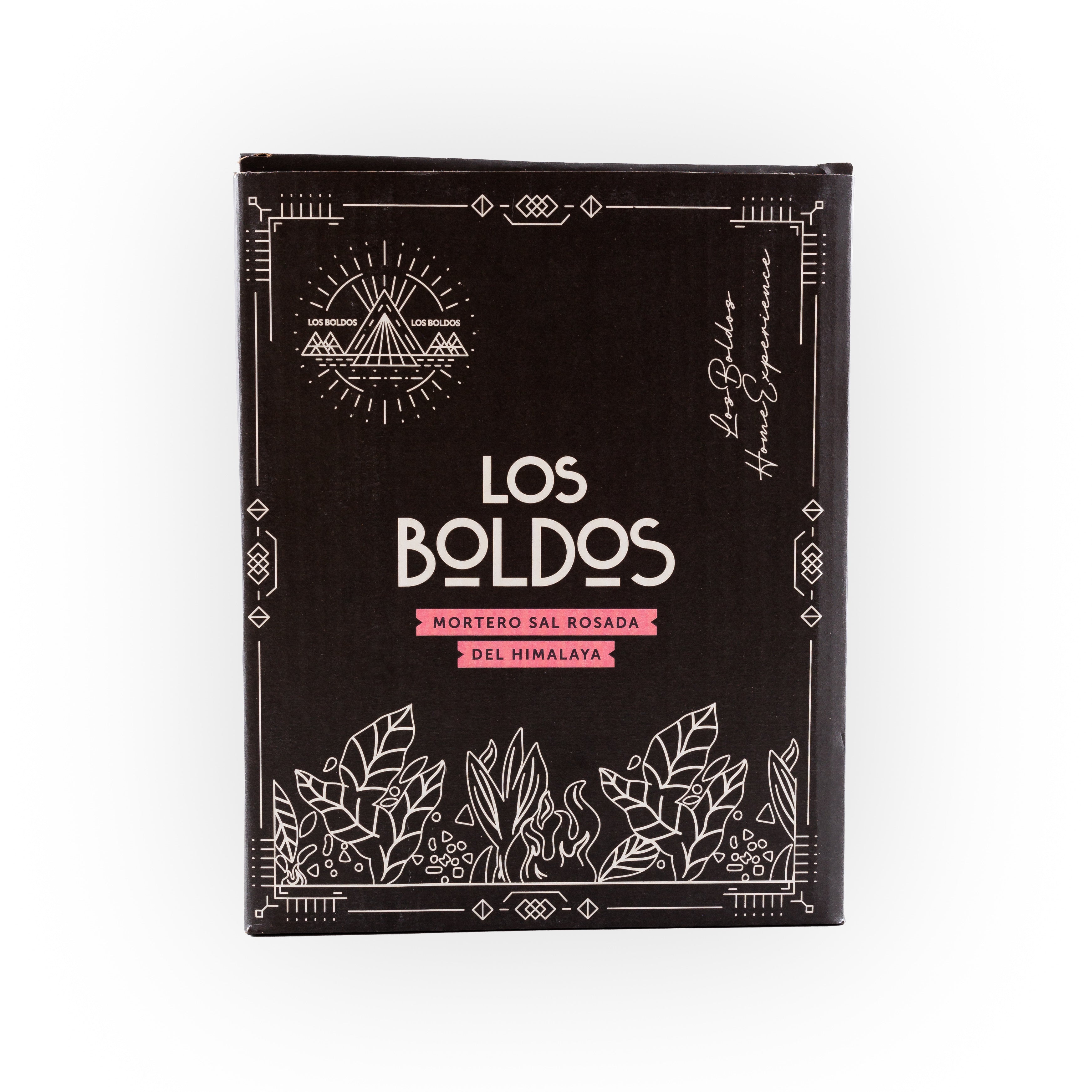 MORTERO DE SAL ROSADA DEL HIMALAYA LOS BOLDOS - ARTESANAL, FUNCIONAL Y DECORATIVO