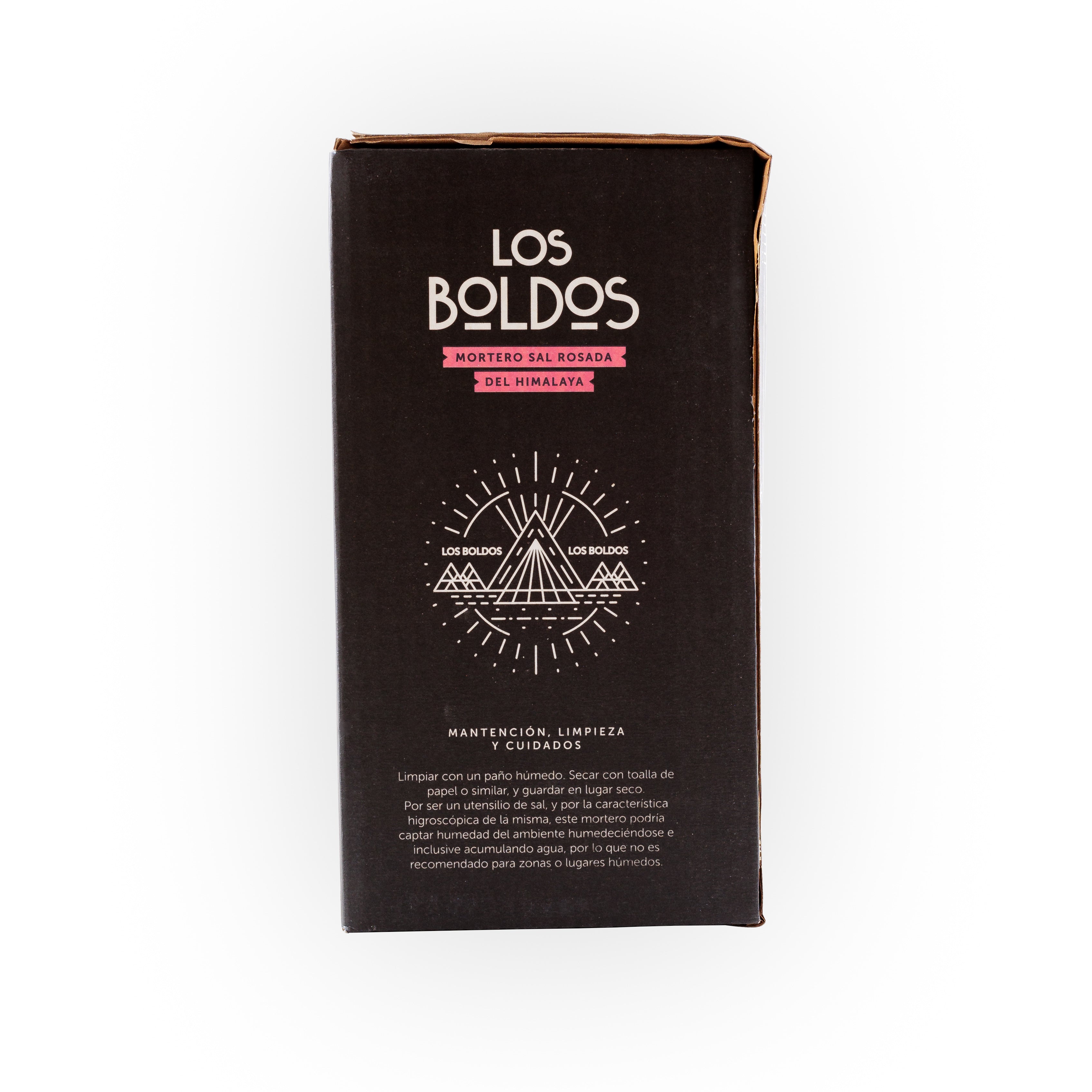 MORTERO DE SAL ROSADA DEL HIMALAYA LOS BOLDOS - ARTESANAL, FUNCIONAL Y DECORATIVO