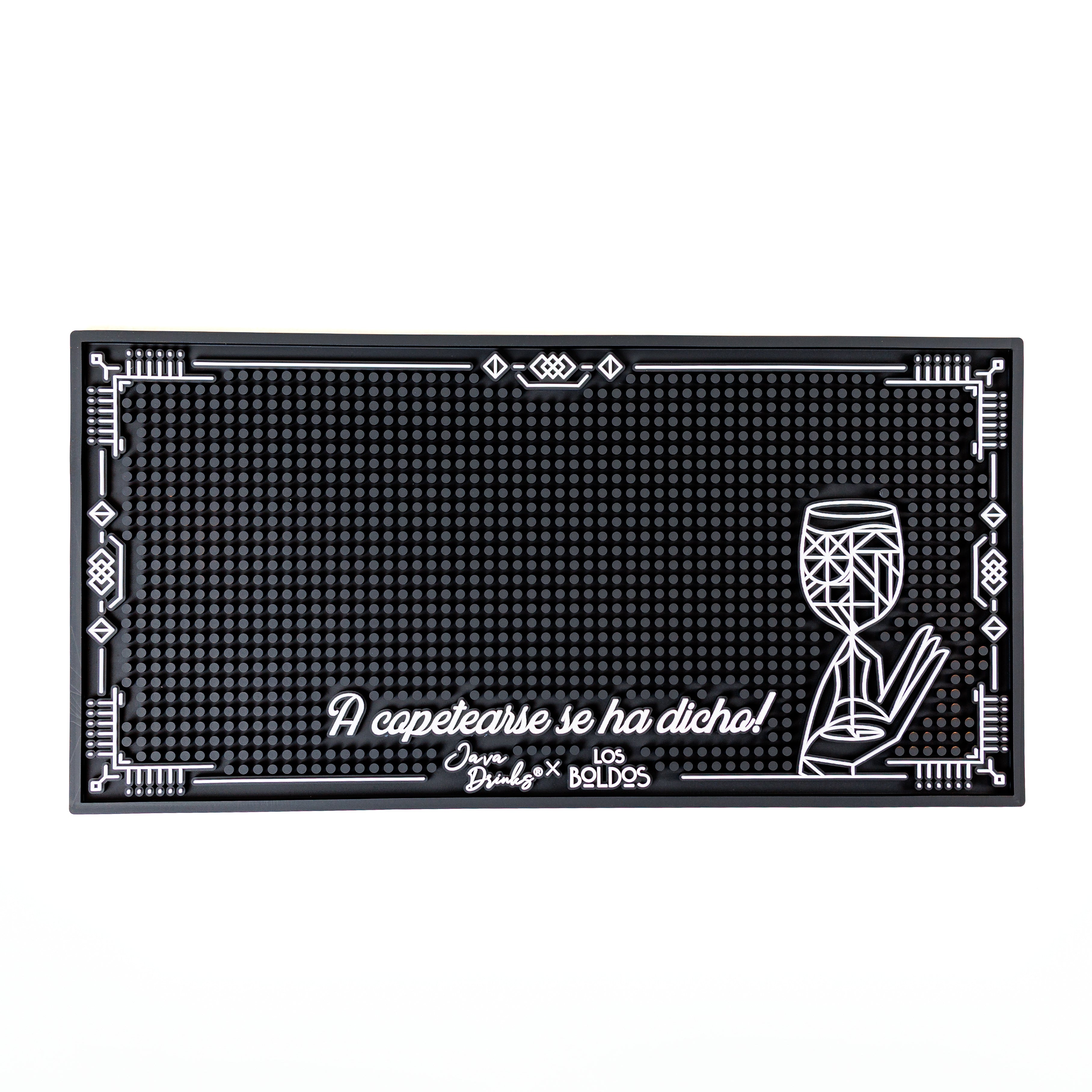 Tapete de Silicona para Bar - MAT Java Drinks Profesional 50x25 cm - Antideslizante y Resistente