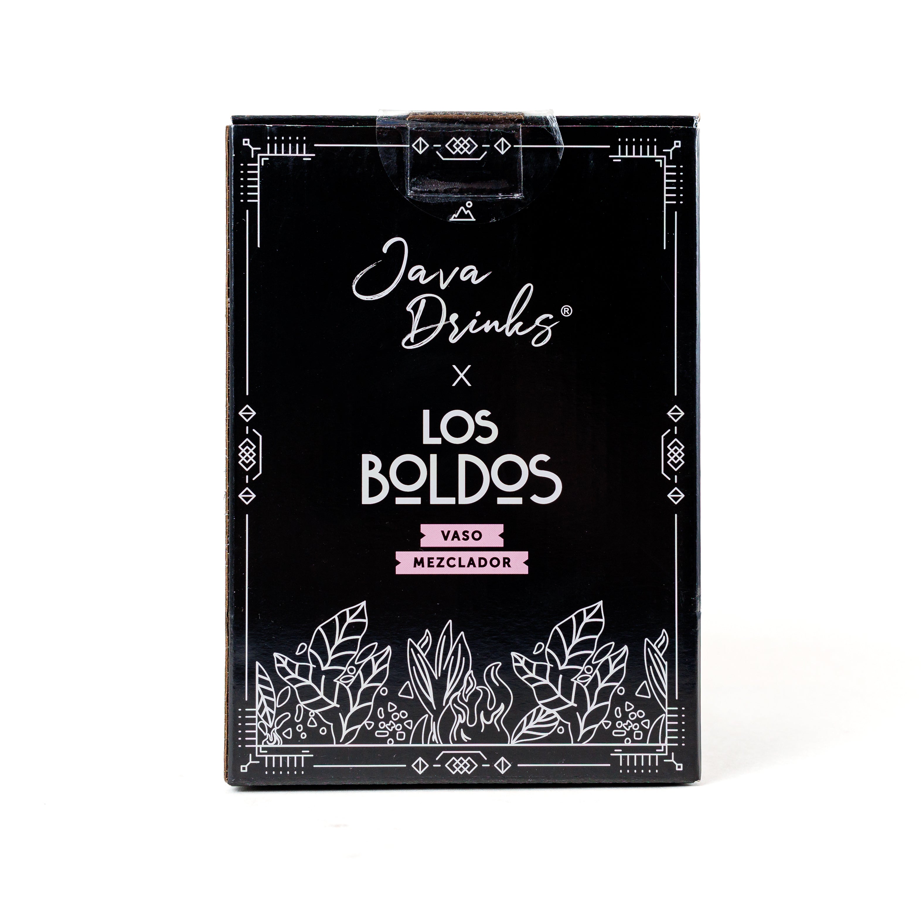 Vaso Mezclador de Vidrio 720 ml - JavaDrinks x Los Boldos - Libre de Plomo