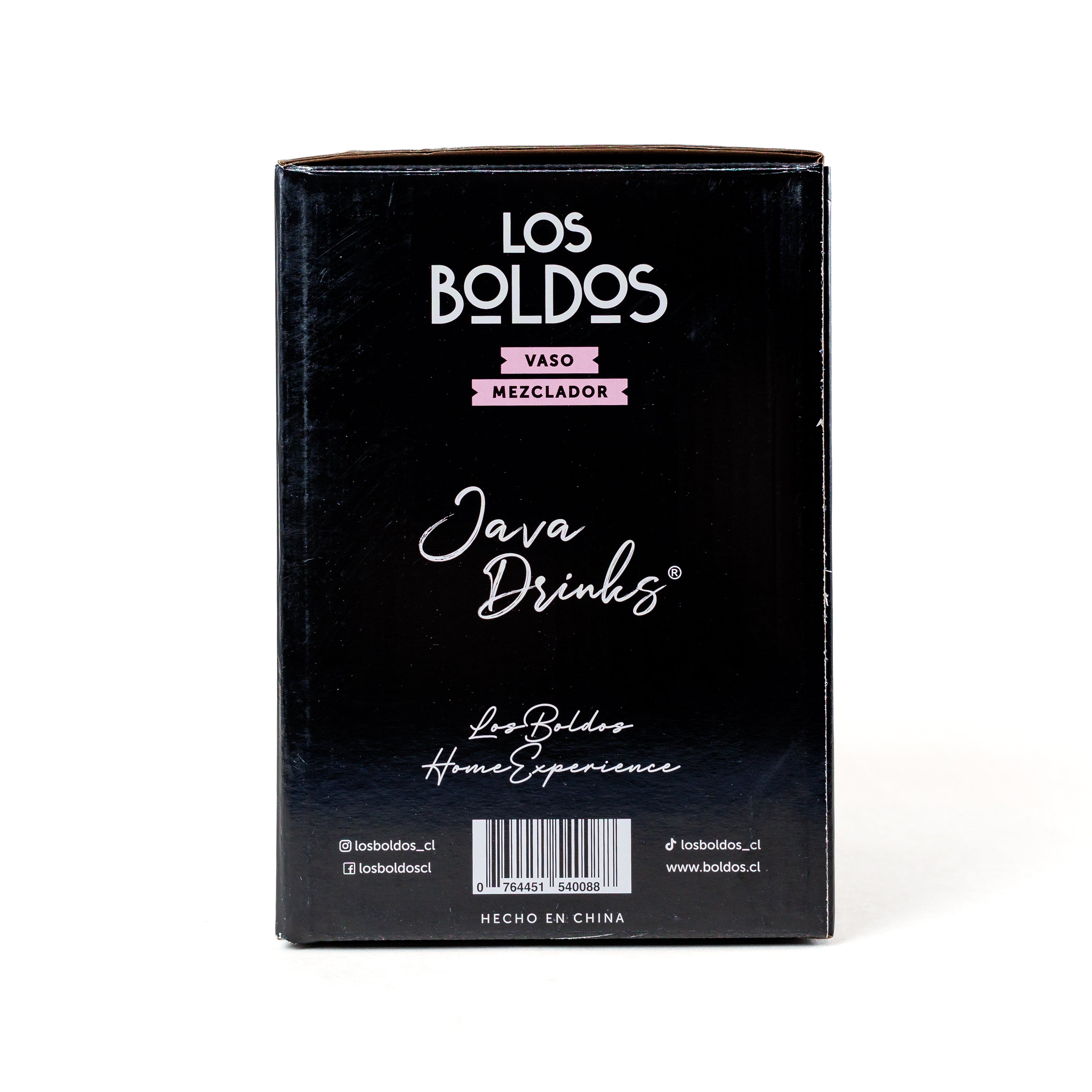 Vaso Mezclador de Vidrio 720 ml - JavaDrinks x Los Boldos - Libre de Plomo