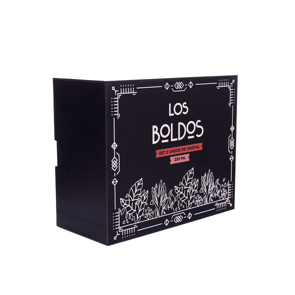 Set 2 Vasos de Cristal 220 ml - Los Boldos