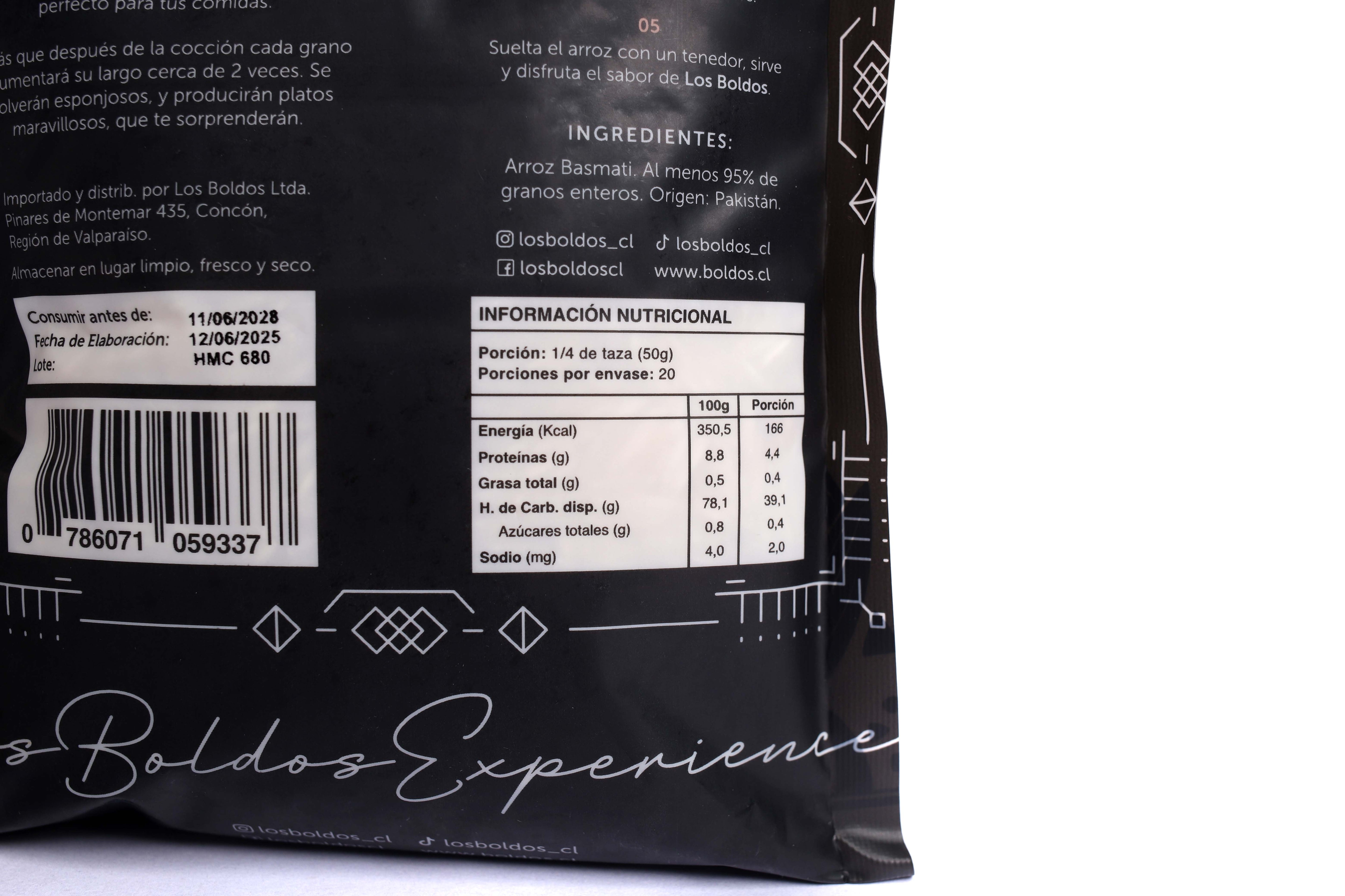 Arroz BASMATI - Doypack 500 gramos