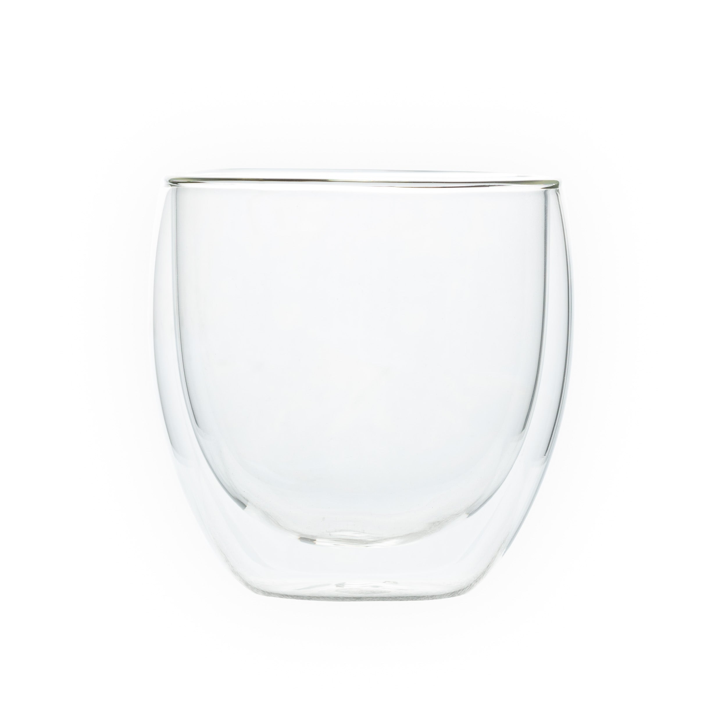 Set vasos de cristal doble pared 250 ml